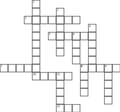 1 Crossword Grid Image