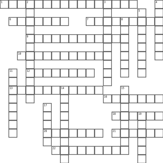 CBS News Break Review Crossword Grid Image