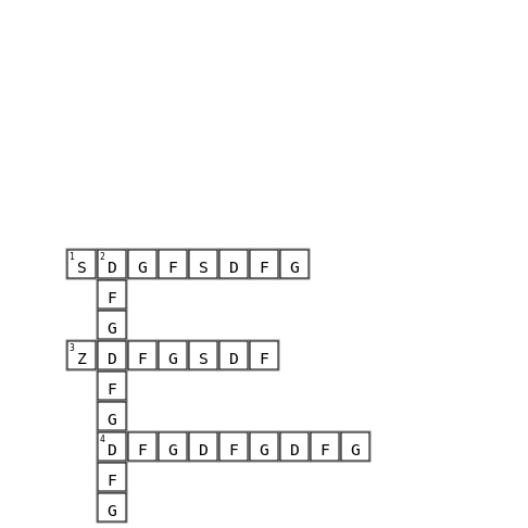 wedding Crossword Key Image