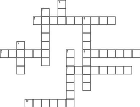 Socrate/Allégorie  Crossword Grid Image