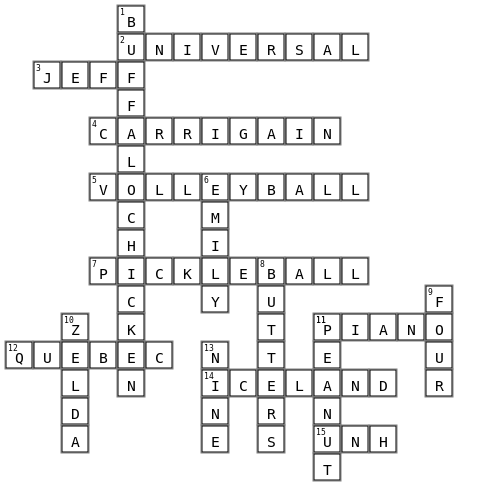 Jeff and Emily Crossword Key Image