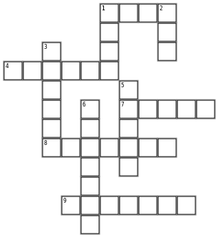 Solar System Crossword Grid Image