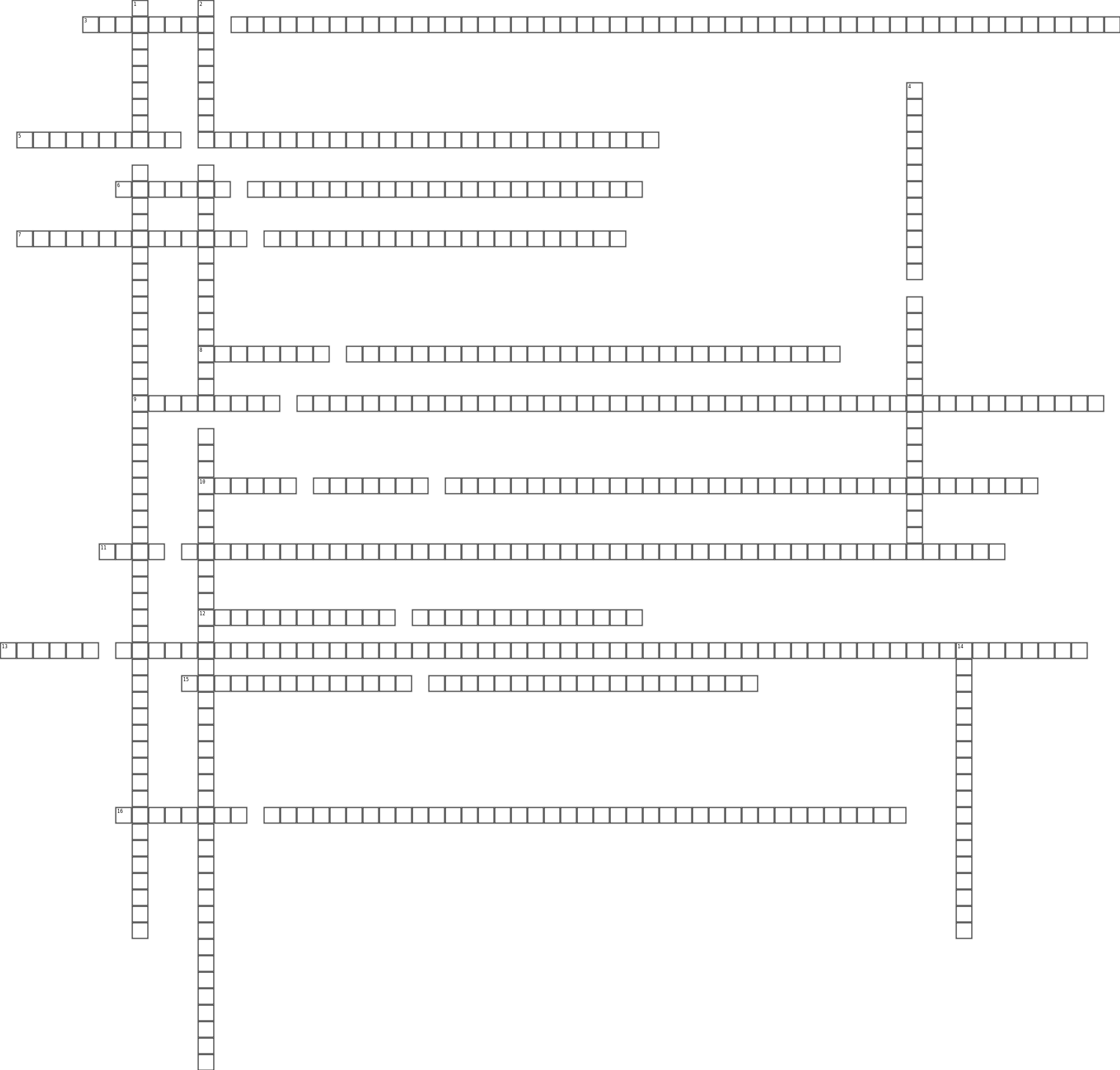 Science - Crossword Crossword Grid Image