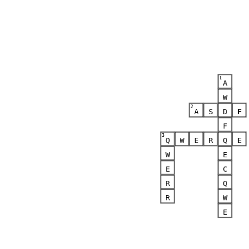 res Crossword Key Image