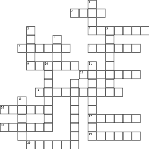 Antigone Crossword Grid Image