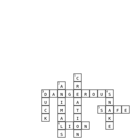 Puzzle Crossword Key Image