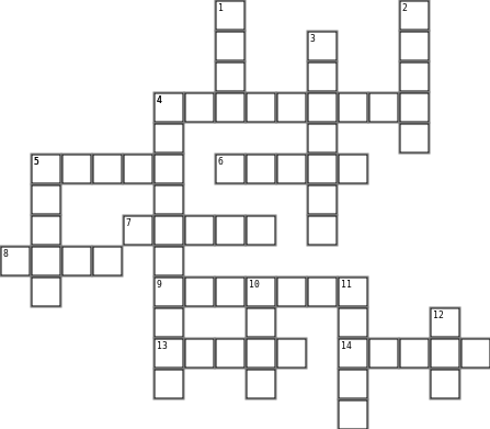 Smash that Word! Crossword Grid Image
