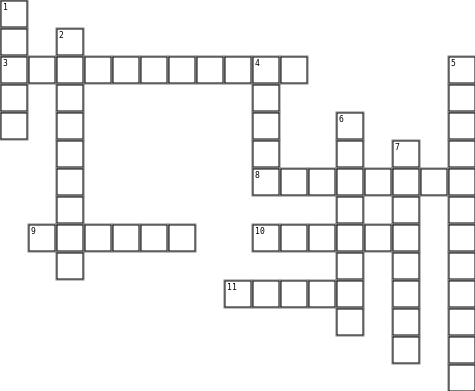 All About Jessica and John Crossword Grid Image