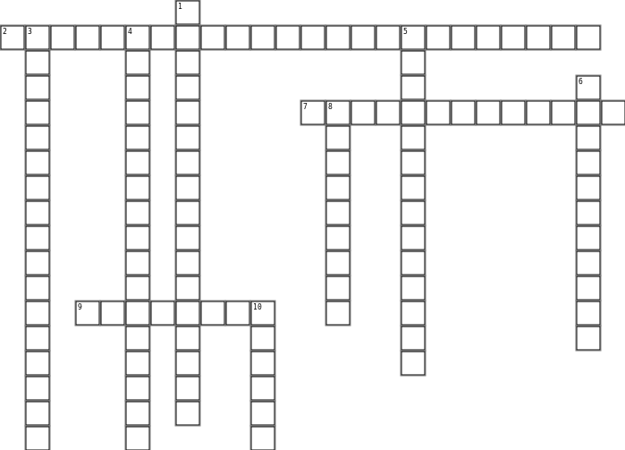 GSTT Birthday Crossword  Crossword Grid Image