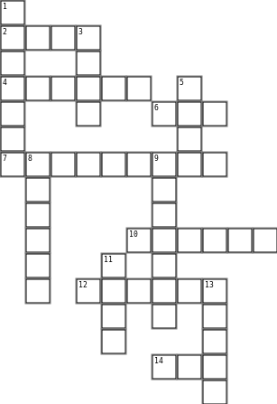 Psalm 121 Crossword Grid Image