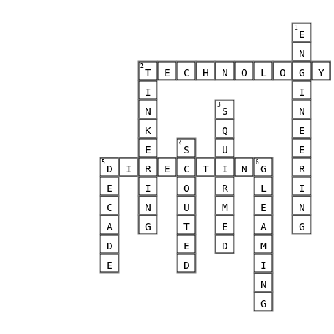 Unit 4 Week 2 crossword Crossword Key Image