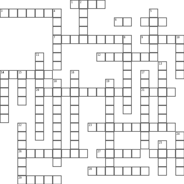 RUTH - An Example of Loyal Love Crossword Grid Image