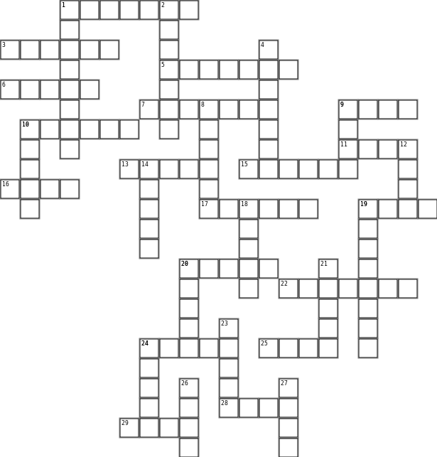 1 Crossword Grid Image