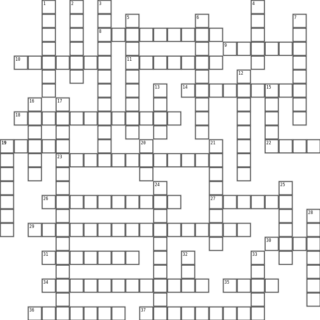 Becca Christmas Crossword Grid Image