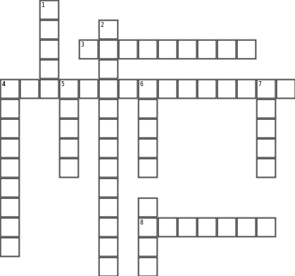 science crossword Crossword Grid Image