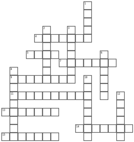 A PARÁBOLA DA MOEDA PERDIDA Crossword Grid Image