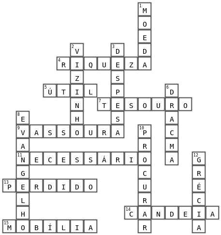 A PARÁBOLA DA MOEDA PERDIDA Crossword Key Image