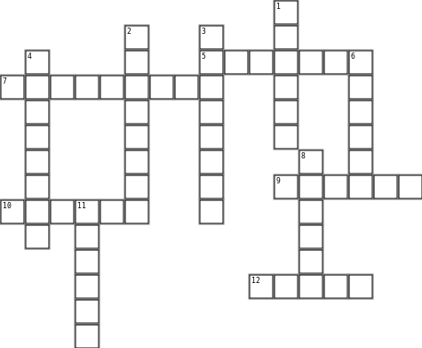 VC/CV Words Crossword Grid Image