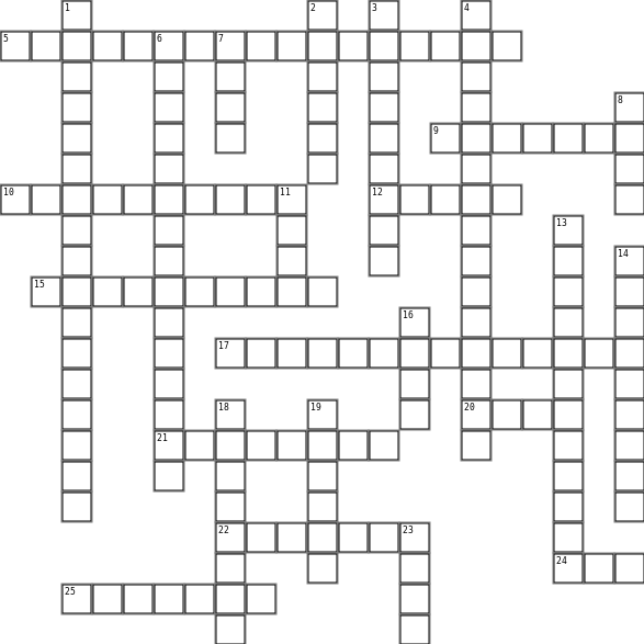 3 Branches of Government Crossword Grid Image