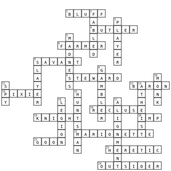 Crpytic Clocktower Crossword Key Image