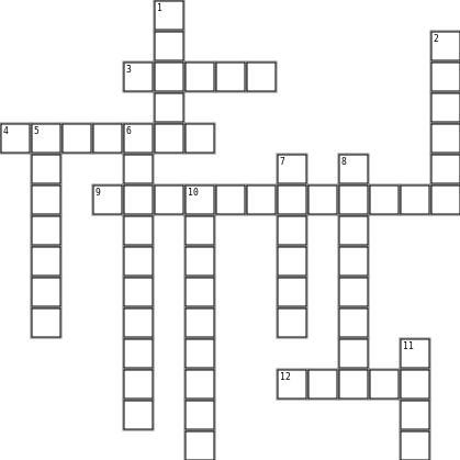 Rob's Crossword Crossword Grid Image