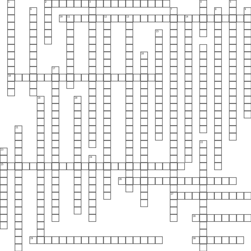 Digitech Crossword Puzzle Crossword Grid Image