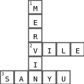 vile Crossword Key Image