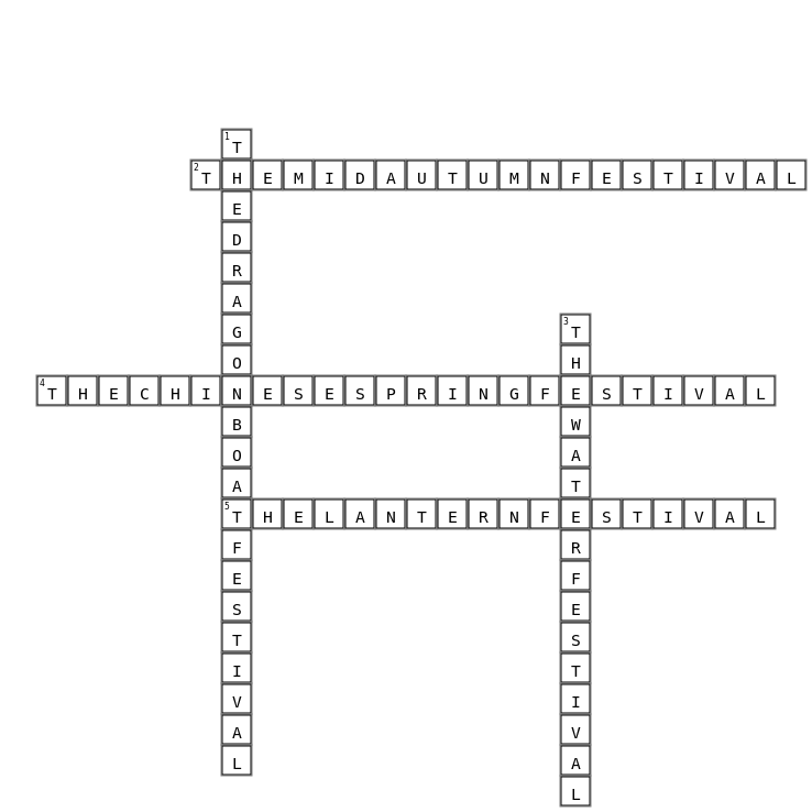 Word puzzle Crossword Key Image