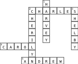 BoltonFamily  Crossword Key Image