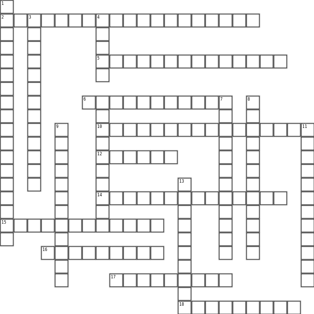 Unit 5 Crossword Grid Image