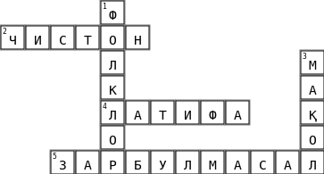 Zarbulmasal va maqolho Crossword Key Image