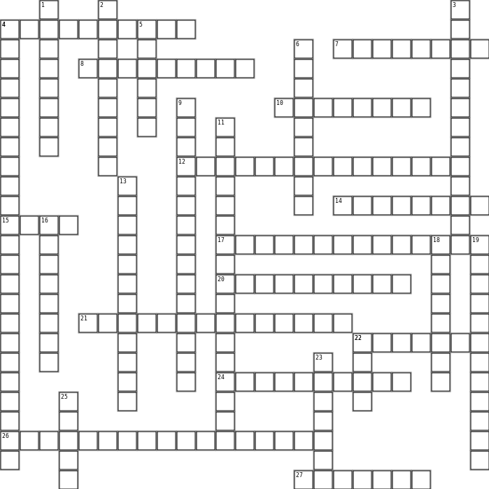 Alhaji Suya Christmas Puzzle Crossword Grid Image