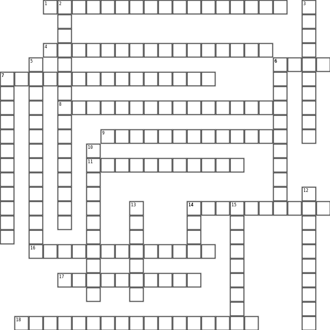 BLACK HISTORY MONTH Crossword Grid Image