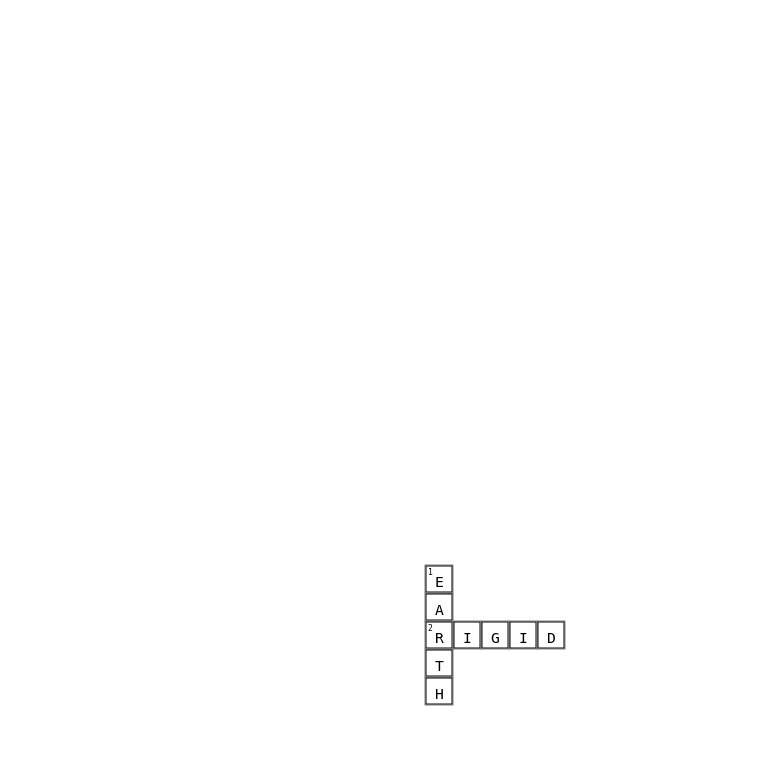 1 Crossword Key Image