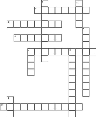 Summer Puzzle Crossword Grid Image