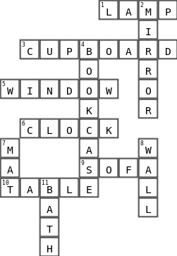 My home Crossword Key Image