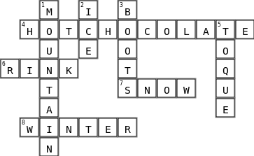 Icey Crossword Crossword Key Image