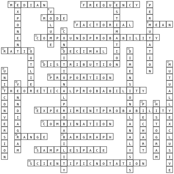 Solve & Search Puzzle Crossword Key Image
