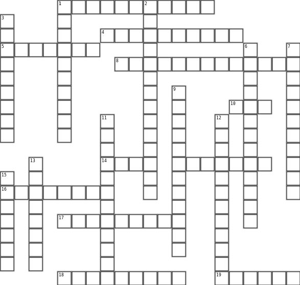 Working in Australia Crossword Grid Image