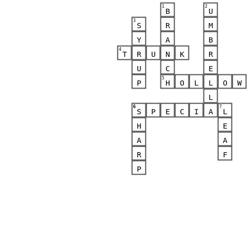 06-tree Crossword Key Image
