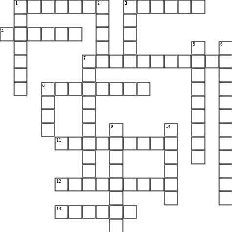 Fun Crossword Grid Image