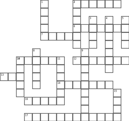 Halloween Puzzle Crossword Grid Image