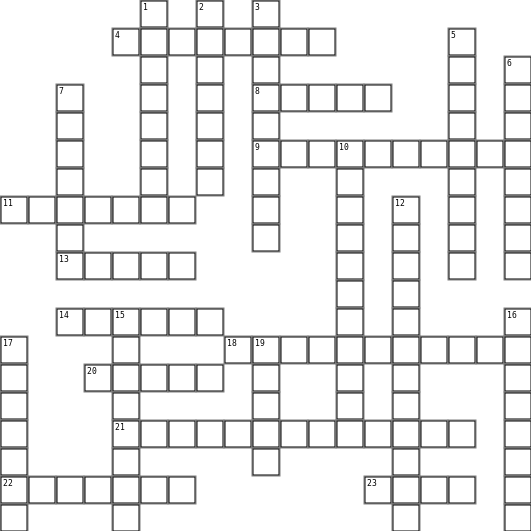 Unit 1 Lesson 3 Vocabulary Crossword Crossword Grid Image