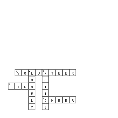 666666 Crossword Key Image