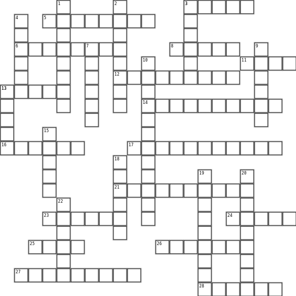 Wedding_practice Crossword Grid Image