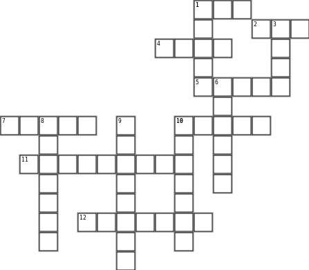 family Crossword Grid Image