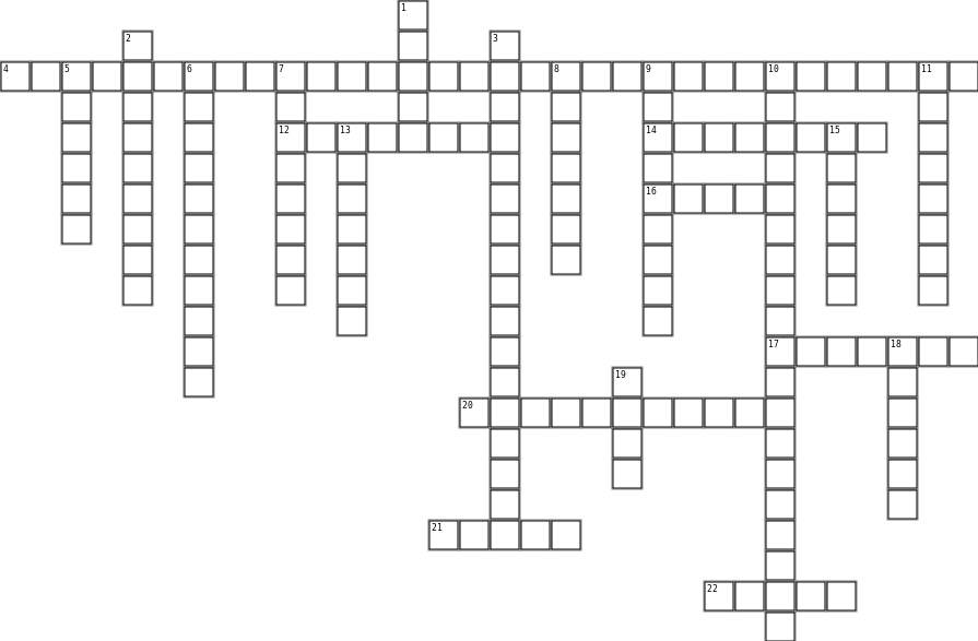 Holes Crossword Grid Image