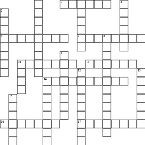 Book 8B Units7-9 Words Crossword Grid Image