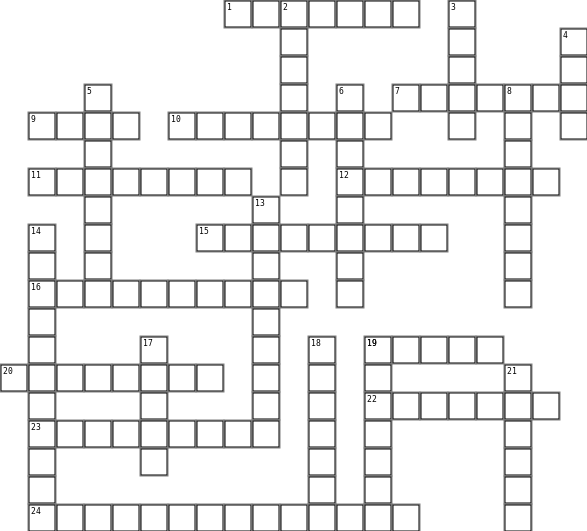 medicine and technology Crossword Grid Image