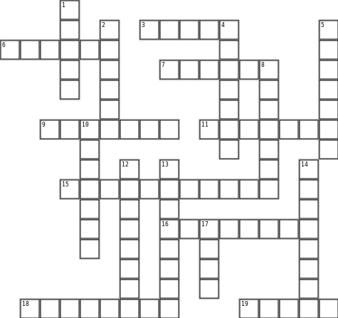 AFRICA Crossword Grid Image